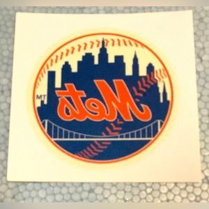 Vintage Temporary Tattoo New York Met’s 2000 Major League Baseball